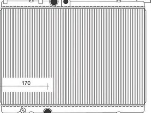 Radiator apa VOLVO C30 MAGNETI MARELLI 350213881000