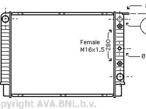 Radiator apa VOLVO V90 combi AVA VO2098