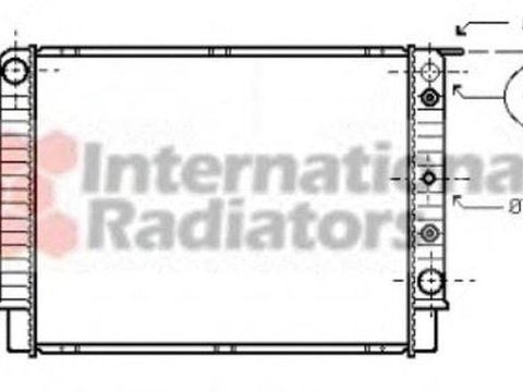 Radiator apa VOLVO V90 combi VAN WEZEL 59002098