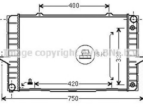 Radiator apa VOLVO XC70 CROSS COUNTRY AVA VO2092