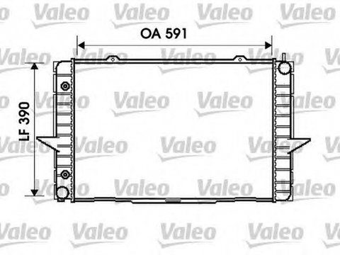 Radiator apa VOLVO XC70 CROSS COUNTRY VALEO 734856