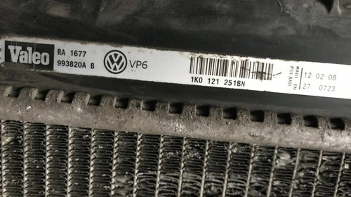 Radiator apa Vw Golf 6 1.4 TSI CAX cod: 