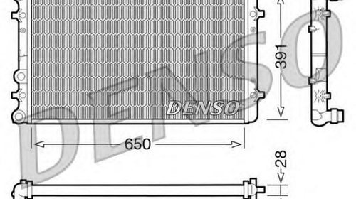 Radiator apa VW GOLF IV 1J1 DENSO DRM020