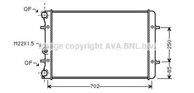 Radiator apa VW GOLF IV Variant 1J5 AVA I2129