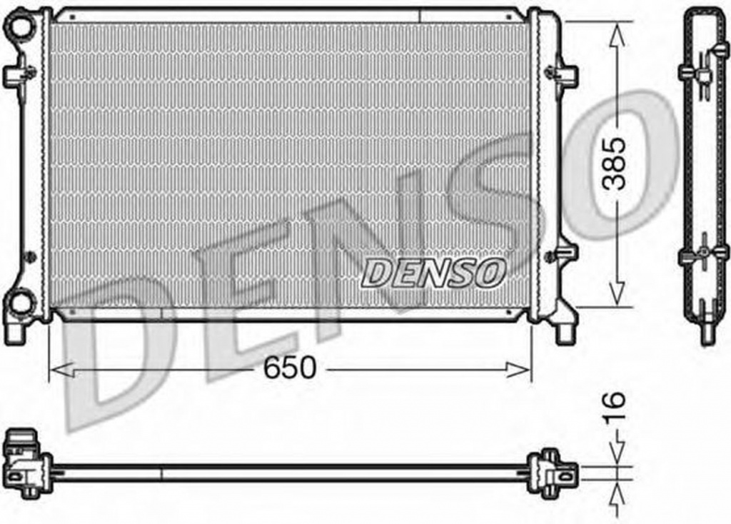 Radiator apa VW GOLF V 1K1 DENSO DRM02014