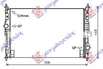 RADIATOR BNZ - DSL (65x43.5x18) (TIP VALEO), OPEL,