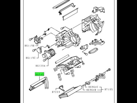 Radiator caldura calorifer Mitsubishi FUSO CANTER Euro 5 2012> nou MK583351