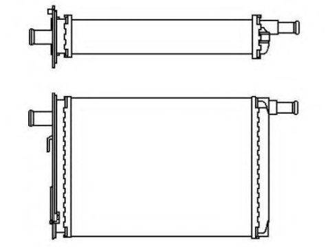 Radiator (calorifer) caldura habitaclu RENAULT TRAFIC bus (T5, T6, T7) (1980 - 1989) NRF 53563