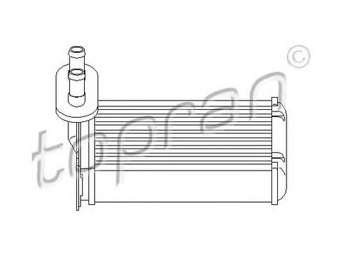 Radiator (calorifer) caldura habitaclu SEAT CORDOBA Vario (6K5) (1999 - 2002) TOPRAN 103 147