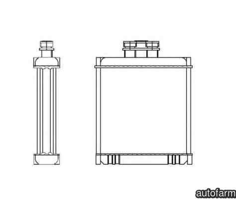 Radiator calorifer caldura SEAT IBIZA V SPORTCOUPE 6J1 NRF 53558