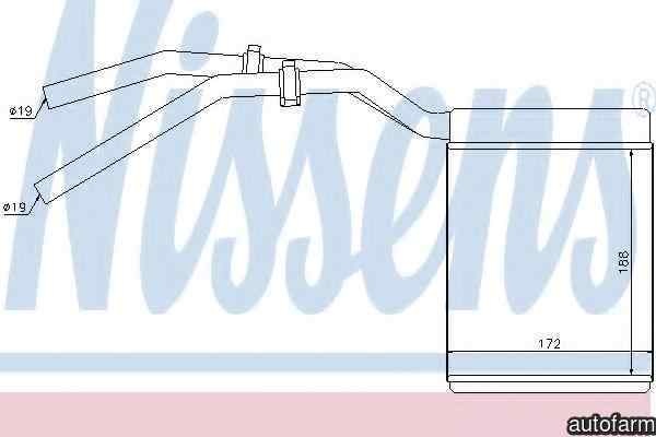 Radiator calorifer caldura VOLVO V50 MW Producator NISSENS 71770