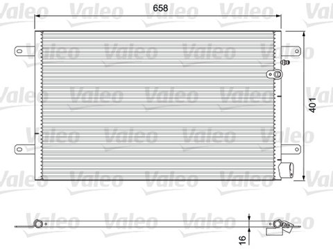 RADIATOR CLIMA AC AUDI A6 C6 Avant (4F5) VALEO VAL814004 2004 2005 2006 2007 2008 2009 2010 2011