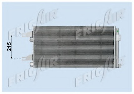 Radiator clima/AC ~ Citroen Jumper 2011 2012 2013 2014 2015 2016 2017 2018 2019 2020 2021 2022 2023 2024 ~ 0804.2070 ~ FRIGAIR