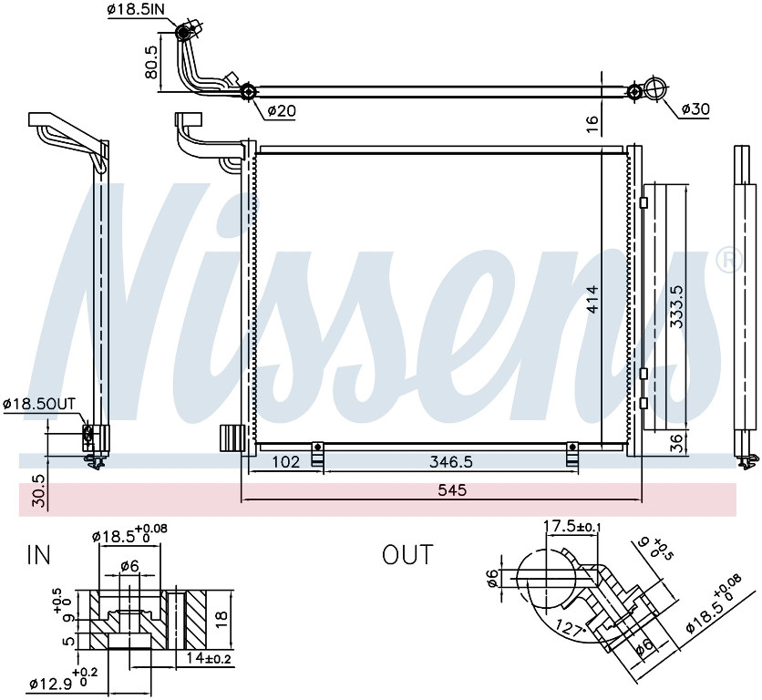 Radiator clima ac Ford Fiesta 1.0 ecoBoost FORD ECOSPORT 17-