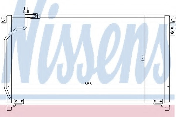 Radiator clima/AC # Ford Maverick 1993 1994 1995 1996 # 94501 # NISSENS
