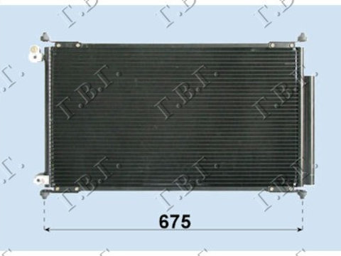 Radiator clima Ac/ HONDA ACCORD 03-08 Cod 80110-SDA-A01