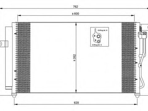 Radiator clima AC Hyundai Accent 3 benzina 2005-