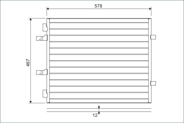 Radiator clima/AC # Opel Vivaro 2006 2007 2008 2009 2010 2011 2012 2013 2014 2015 2016 2017 2018 2019 2020 2021 2022 2023 2024 2025 # 814172 # VALEO