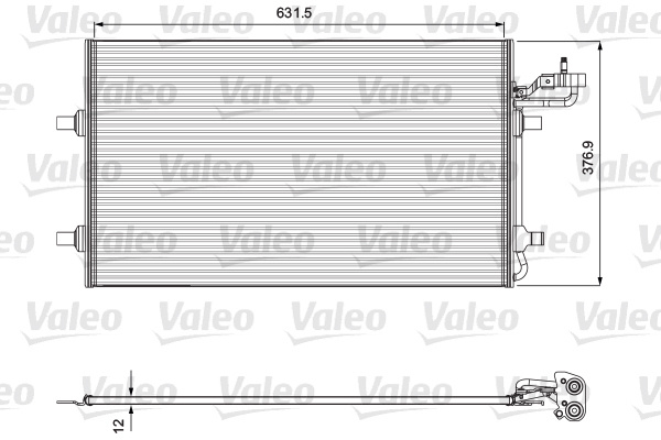 Radiator clima/AC ~ Volvo S40 2004 2005 2006 2007 