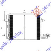 Radiator clima Ac/ VW CADDY 04-10 VW TOURAN 03-06 VW TOURAN 07-10 VW CROSS TOURAN 07-10