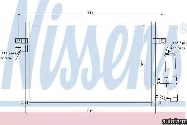 Radiator Clima Aer Conditionat DAEWOO LACETTI hatchback (KLAN) NISSENS 94725
