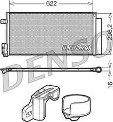 Radiator Clima Aer Conditionat FIAT PUNTO / GRANDE PUNTO 199 DENSO DCN13110