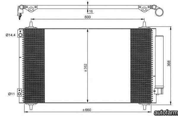 Radiator Clima Aer Conditionat FIAT ULYSSE 179AX N