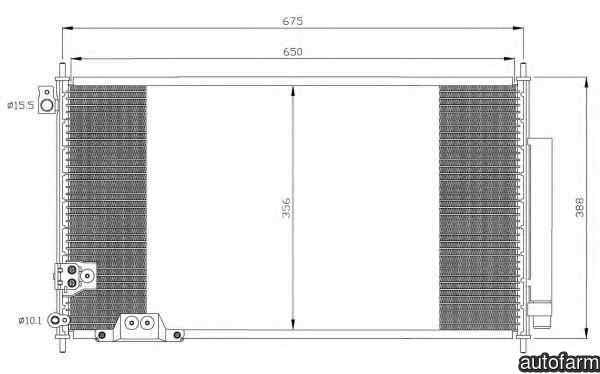 Radiator Clima Aer Conditionat HONDA ACCORD VII CL NRF 35740