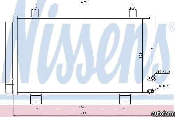 Radiator Clima Aer Conditionat LEXUS GS (UZS161, JZS160) NISSENS 940261