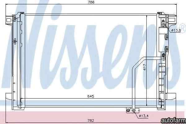 Radiator Clima Aer Conditionat MERCEDES-BENZ E-CLASS W212 NISSENS 940035