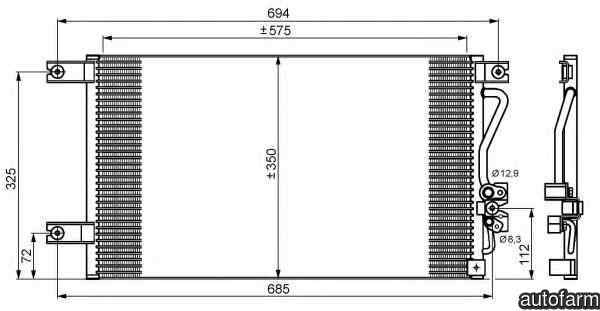 Radiator Clima Aer Conditionat MITSUBISHI PAJERO S