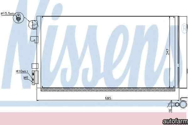 Radiator Clima Aer Conditionat RENAULT GRAND SCÉNIC III (JZ0/1_) NISSENS 940259