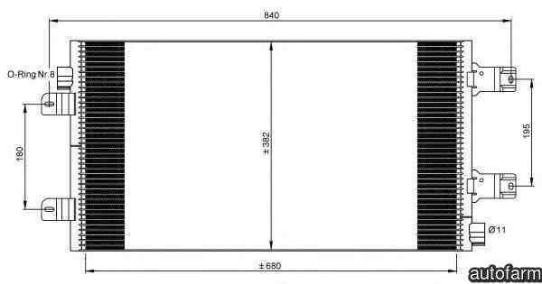 Radiator Clima Aer Conditionat RENAULT MASTER II b
