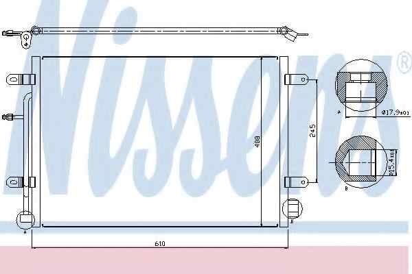 Radiator Clima Aer Conditionat SEAT EXEO 3R2 NISSE