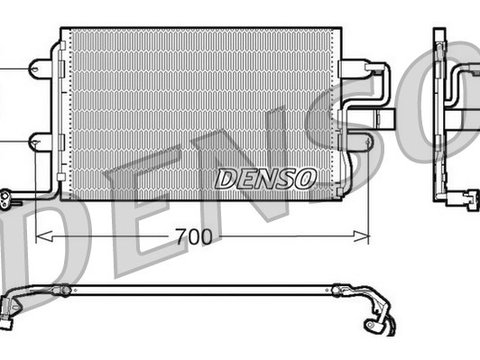 Radiator Clima Aer Conditionat VW GOLF VI Variant (AJ5) DENSO DCN32017