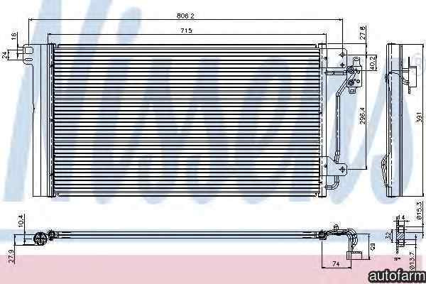 Radiator Clima Aer Conditionat VW TRANSPORTER V ca