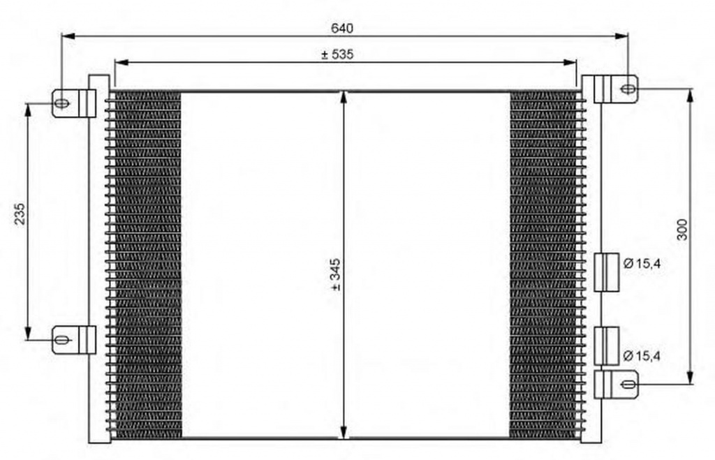 Radiator clima ALFA ROMEO 147 937 NRF 35590