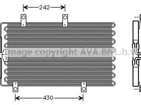 Radiator clima ALFA ROMEO 155 167 AVA L5092