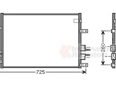 Radiator clima ALFA ROMEO SPIDER 939 939 VAN WEZEL 01005097