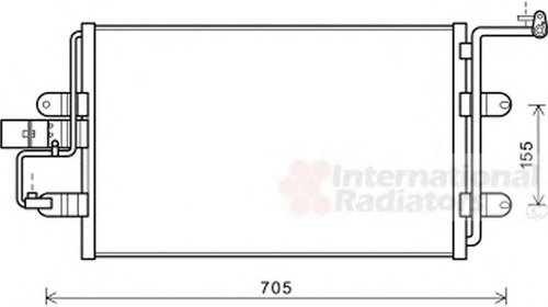 Radiator clima Audi A3 1.9 TDI, Van Weze