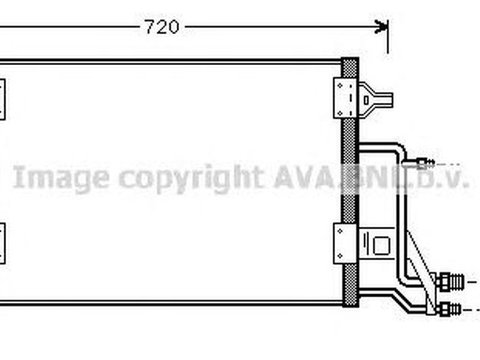 Radiator clima AUDI A4 8D2 B5 AVA I5140