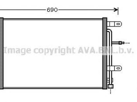 Radiator clima AUDI A4 8E2 B6 AVA I5238