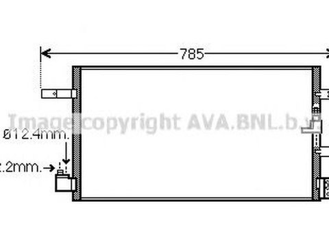 Radiator clima AUDI A4 8K2 B8 AVA I5360