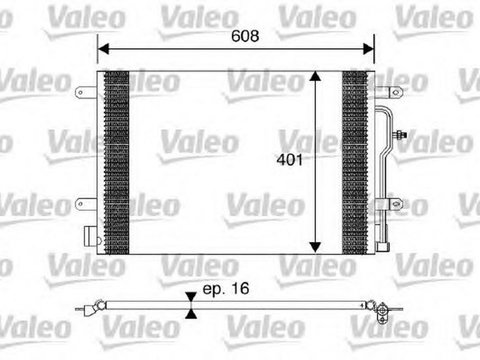 Radiator clima AUDI A4 Avant 8E5 B6 VALEO 817569