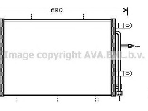 Radiator clima AUDI A4 Avant 8ED B7 AVA I5239