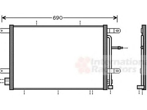 Radiator clima AUDI A4 Avant 8ED B7 VAN WEZEL 03005239