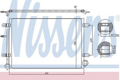 Radiator clima AUDI A4 Cabriolet 8H7 B6 8HE B7 NIS