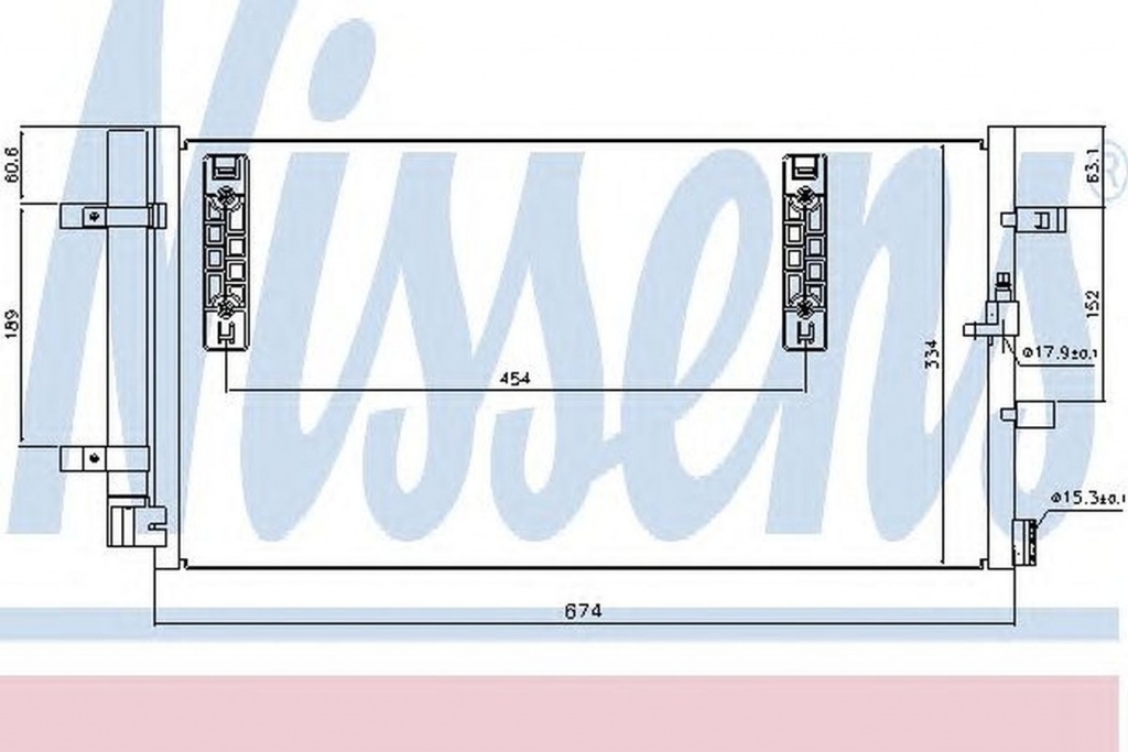 Radiator clima AUDI A5 8T3 NISSENS 940042