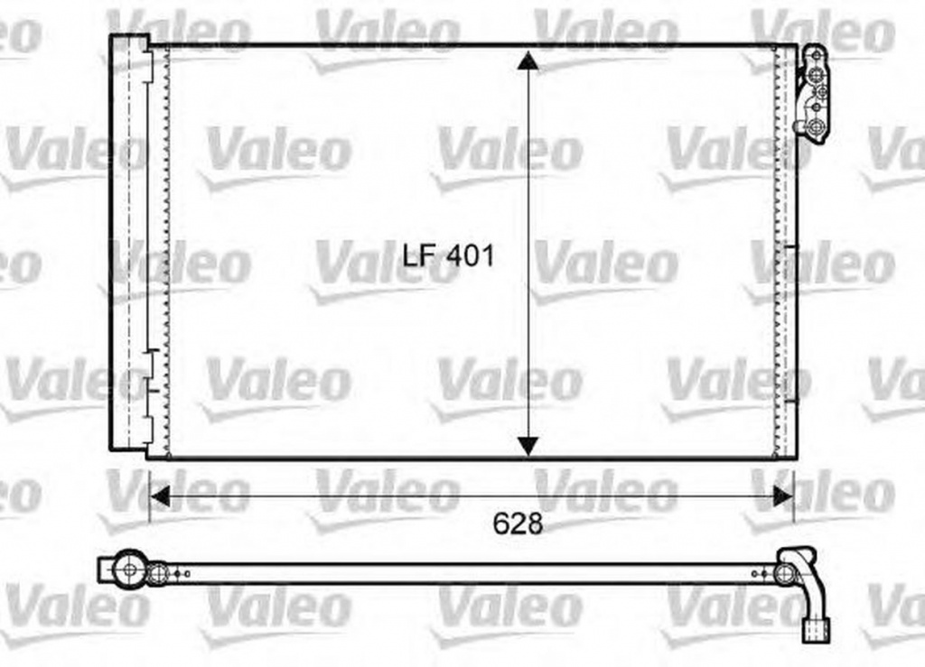 Radiator clima BMW 1 E87 VALEO 814011