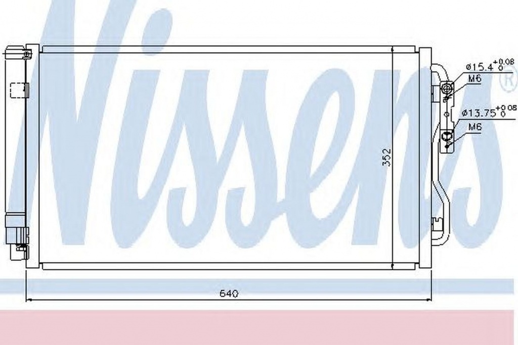 Radiator clima BMW 1 F20 NISSENS 940236